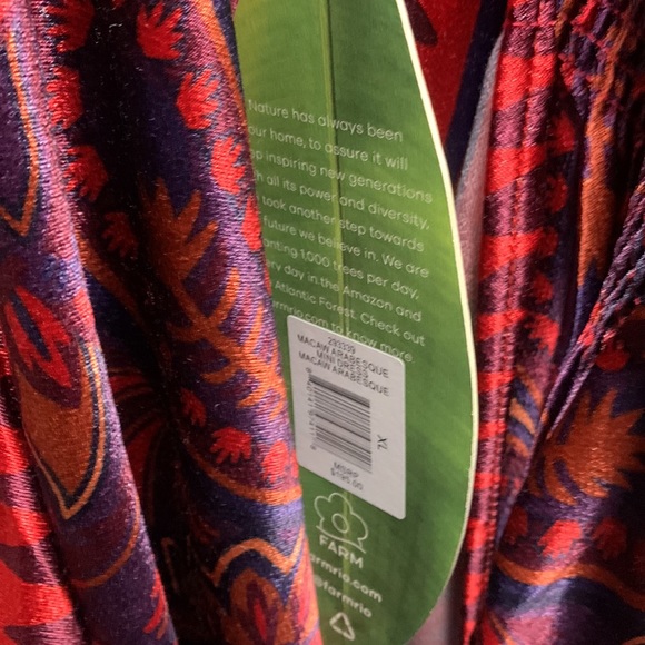 FARM RIO  Macaw Arabesque Wrap Mini Dress - Picture 7 of 10